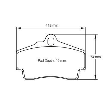 Pagid Racing Brake Pads No. 2406 (Rear)